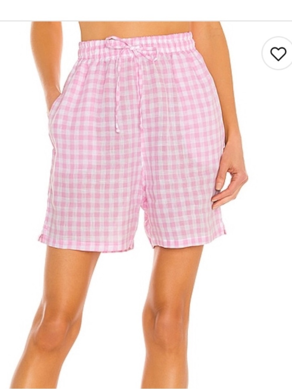 Frankie’s bikinis “Lou” shorts in pink picnic - Picture 2 of 9